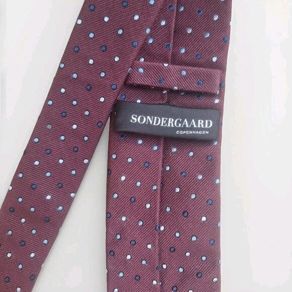 SONDERGAARD DOT PATTERN TIE - Picture 3 of 3